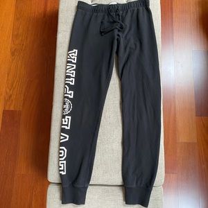 PINK Black Jogger Sweatpants